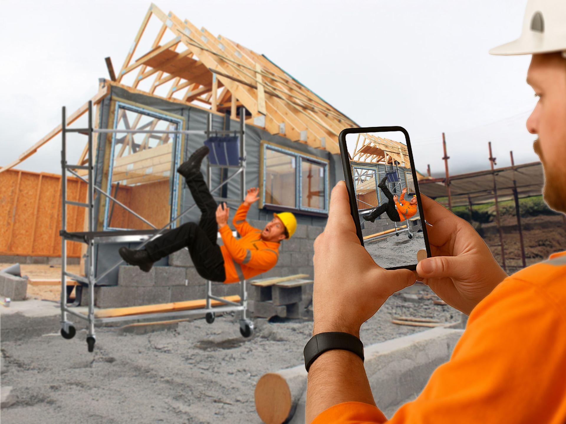 Infomaatin mobiilidokumentointi työmaaturvallisuus mittaus